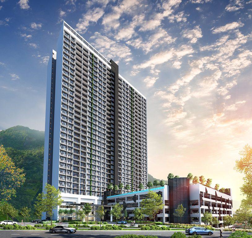 Artist's impression of Riana Trees Residences @ Pantai Sentral Park: the tower