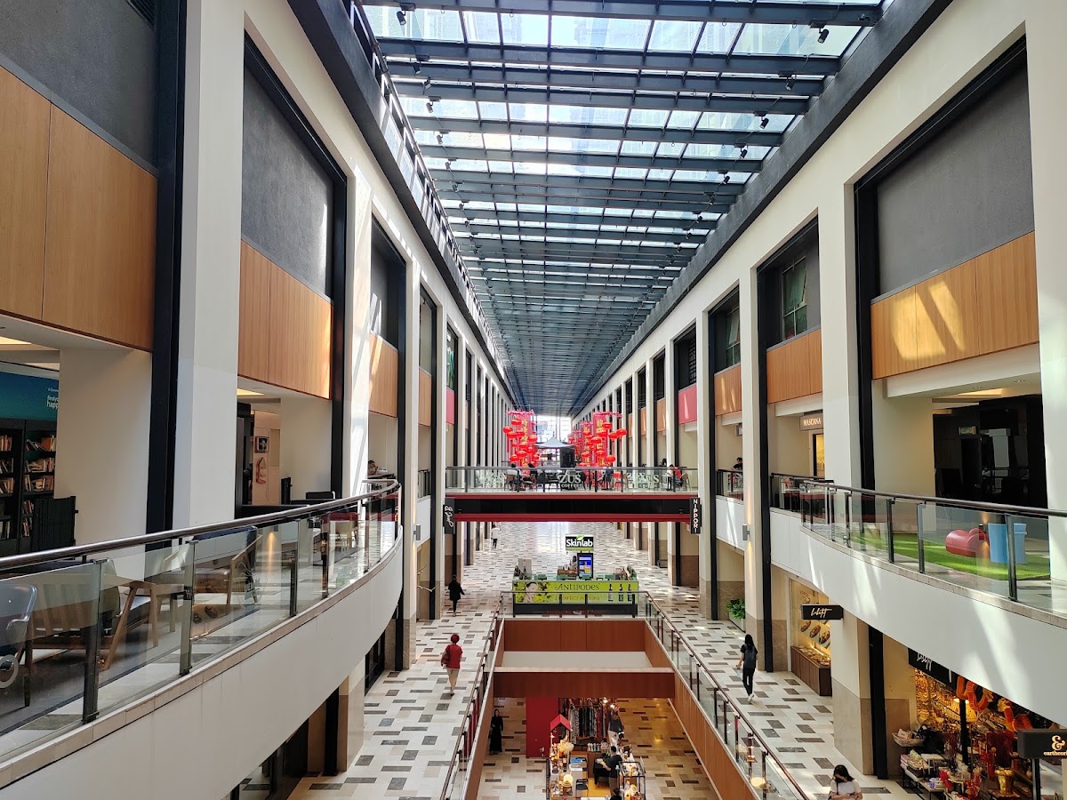 Solaris Dutamas: the Publika shopping atrium at the base of the development